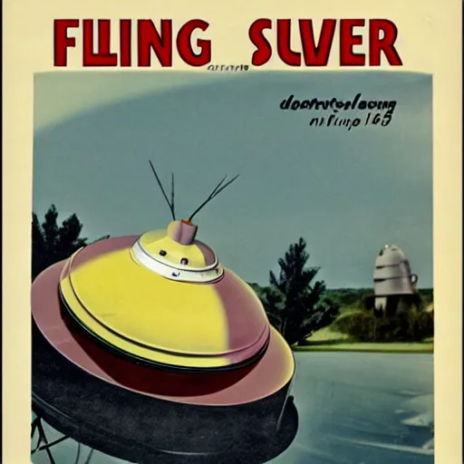 Image similar to flying saucer 1 9 4 0 s