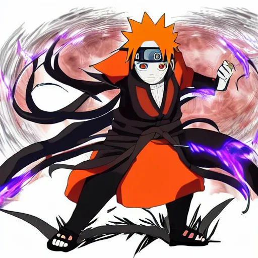 Prompt: concept art of a new naruto final boss ultra detailed