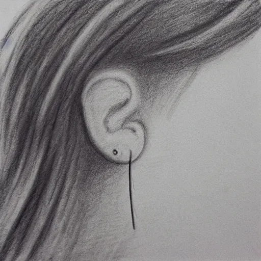 The signed sketch of Pamela Loves Frida earrings will