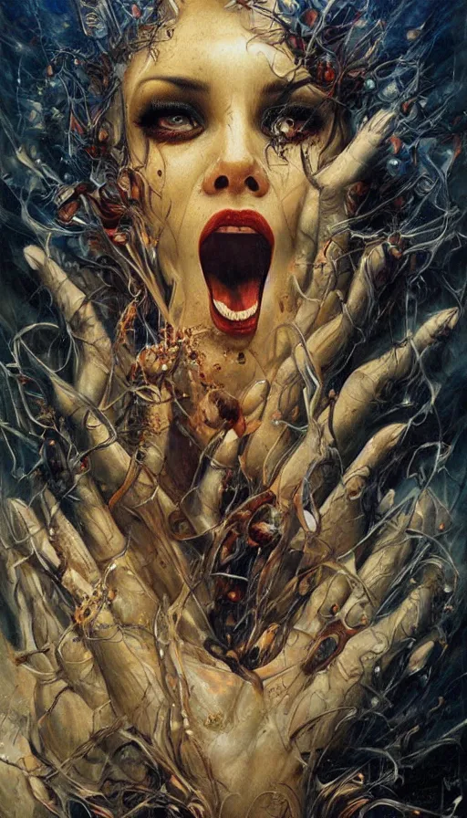 Prompt: rage, by karol bak