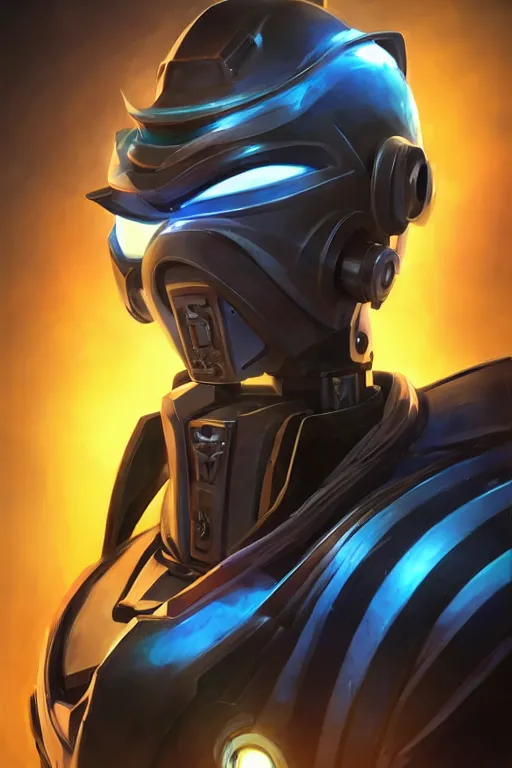 Image similar to epic mask helmet robot ninja portrait stylized as fornite style game design fanart by concept artist gervasio canda, behance hd by jesper ejsing, by rhads, makoto shinkai and lois van baarle, ilya kuvshinov, rossdraws global illumination radiating a glowing aura global illumination ray tracing hdr render in unreal engine 5