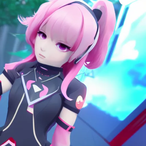 Prompt: a young girl with the appearance of pardofelis from honkai impact 3 rd, design, honkai impact 3 rd, 4 k, maya, octane