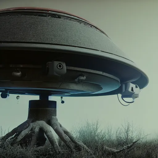 Image similar to leaked top secret footage of an ufo, shot with an old camera, intricate details, eerie, highly detailed, photorealistic, octane render, 8 k, unreal engine.
