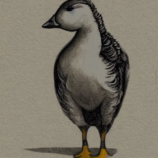 Image similar to cyberpunk goose