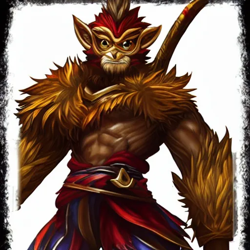 Prompt: wukong from league of legends