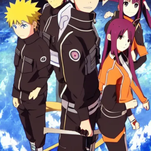 Image similar to Teen Naruto in Sword Art Online Movie Adaptation