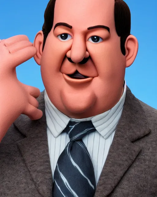 Prompt: kevin malone as a muppet. highly detailed felt. hyper real photo. 4 k.