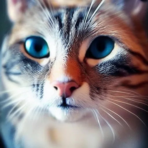 Prompt: a beautiful photo of cat that has eyes there where it should have ears, trending on instagram