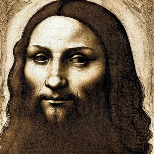 Image similar to Leonardo da Vinci self portrait