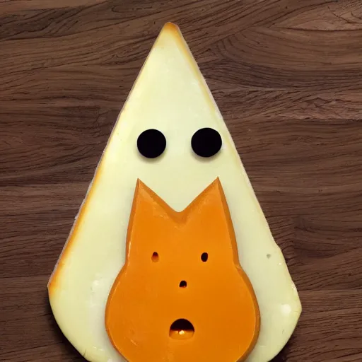 Image similar to anthropomorphic cheese wedge