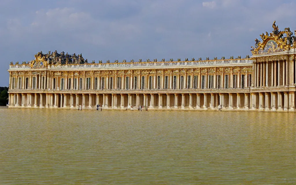 Prompt: palace of versailles pixels