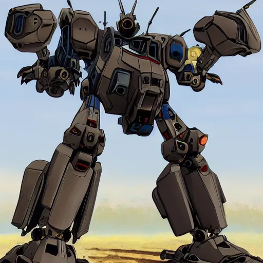 Image similar to Battle Mech of the United States Military. 2090