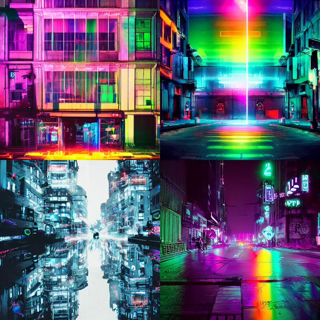 Prompt: 👁 🕳 🌈 by liam wong