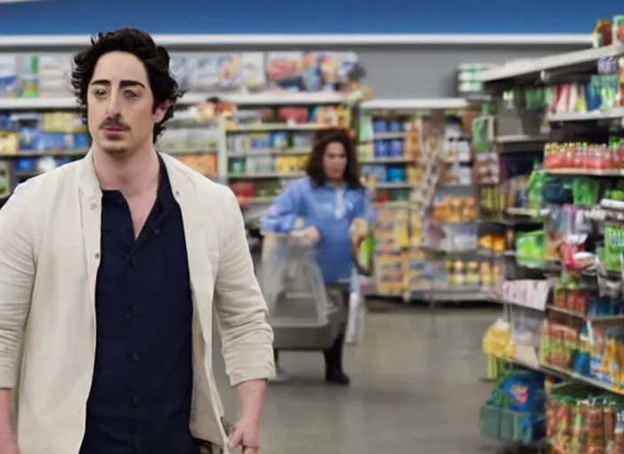 Image similar to film still of ben feldman as jonah simms in superstore 2 0 1 5