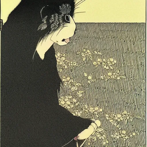 Prompt: guinea pig by takato yamamoto