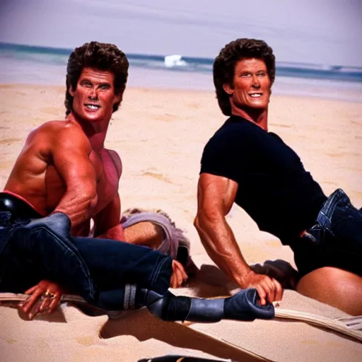 Image similar to dont hustle the hoff