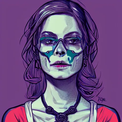 Image similar to portrait skull girl by petros afshar, tom whalen, laurie greasley, jc leyendecker and singer sargent