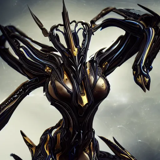 Prompt: high quality bug pov of a beautiful and stunning giant valkyr prime female warframe, preparing to sit above you, looms over you, unaware of your existence, slick elegant design, sharp claws, bug pov shot, highly detailed art, epic cinematic shot, realistic, professional digital art, high end digital art, furry art, DeviantArt, artstation, Furaffinity, 8k HD render, epic lighting, depth of field