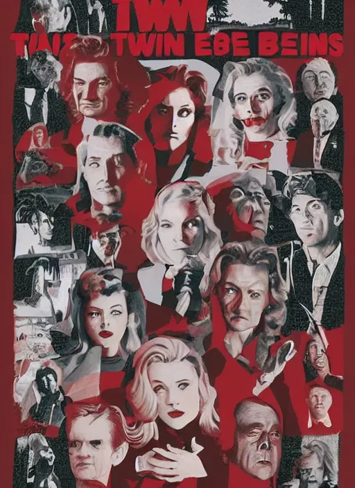 Image similar to twin peaks movie poster art by david jarvis