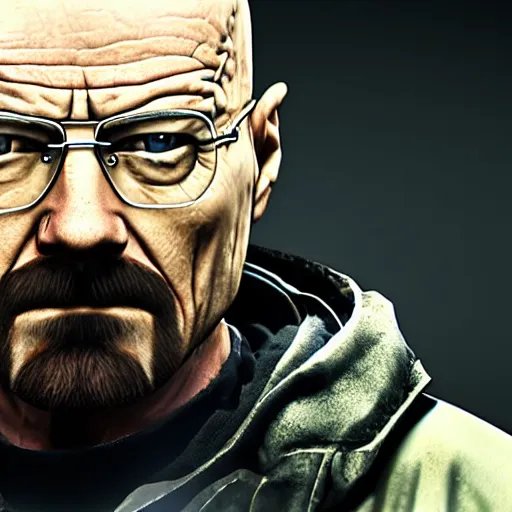 Prompt: walter white in rainbow six siege, 4 k, highly detailed