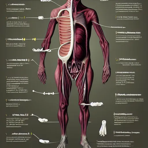 Prompt: inside the monster anatomy