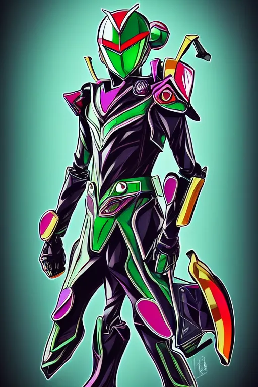 Image similar to random kamen rider. final fantasy style art, pop art, aesthetic art, stylish, elegant, digital art, concept art, no duplicate image, smooth, beautiful, details, sharp focus, illustration, intricate, art by albertov and mimmo rottela, pixels art by paul robertson