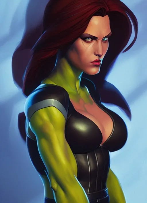 Image similar to very detailed masterpiece painting of rogue from x - men : the animated series ( 1 9 9 2 ), portrait, artstation, concept art by greg rutkowski