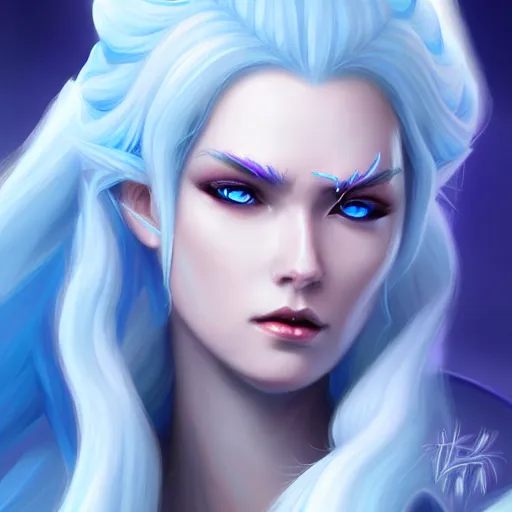 Image similar to Queen of Ice and storm, highly detailed, digital painting, artstation, concept art, smooth, sharp focus, illustration
