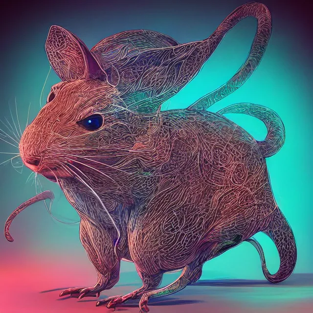 Image similar to the portrait of one sensual electric rat pokemon personified as an absurdly beautiful, graceful, elegant, sophisticated, young woman made, an ultrafine hyperdetailed illustration by kim jung gi, irakli nadar, intricate linework, bright colors, octopath traveler, final fantasy, unreal engine 5 highly rendered, global illumination, radiant light, detailed and intricate environment