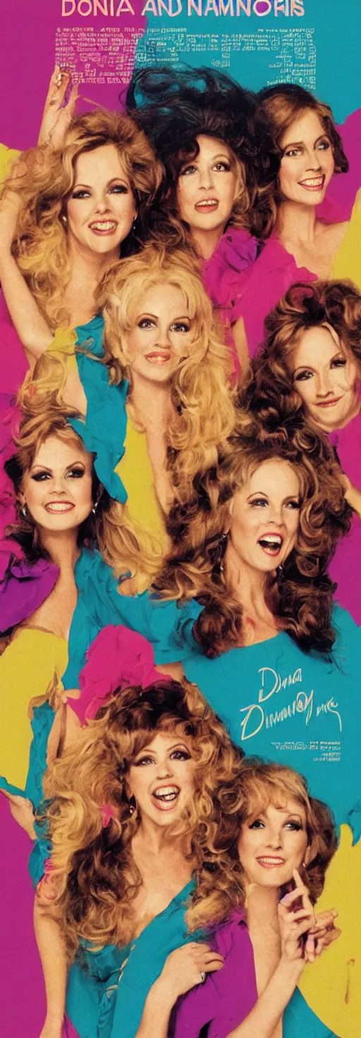 Image similar to donna and the dynamos, poster, etsy