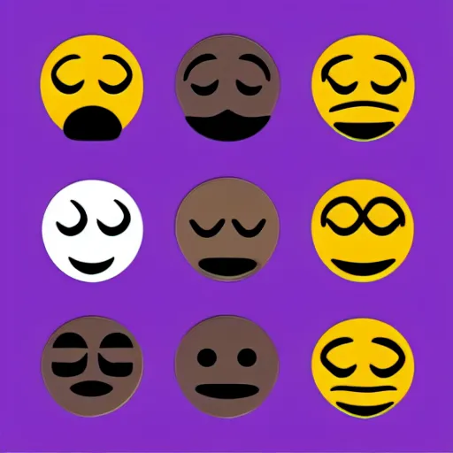 Image similar to mind blown emoji, black background