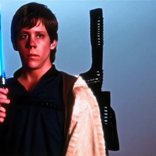 Image similar to donnie darko as luke skywalker in star wars episode 6, 8k resolution, full HD, cinematic lighting, award winning, anatomically correct