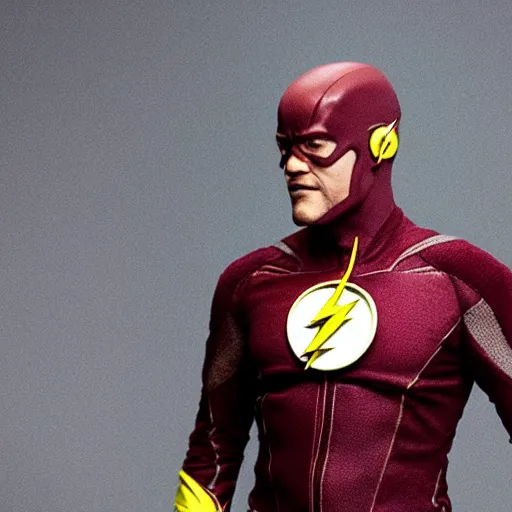 Image similar to Laurence Fishburne as the flash