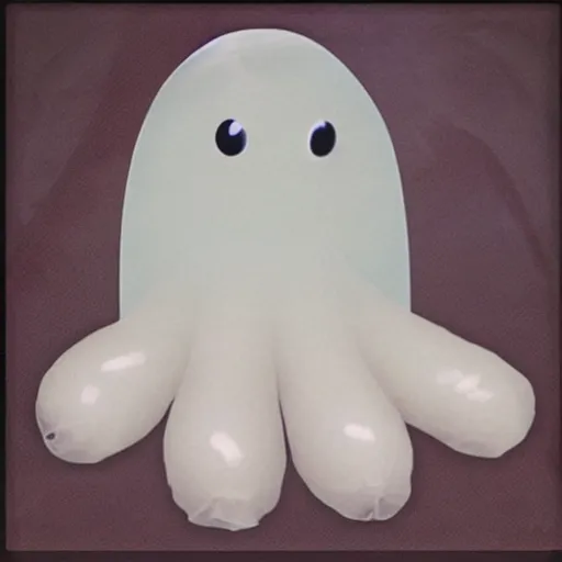 Image similar to lost old footage of hairy transparent ghost sausage