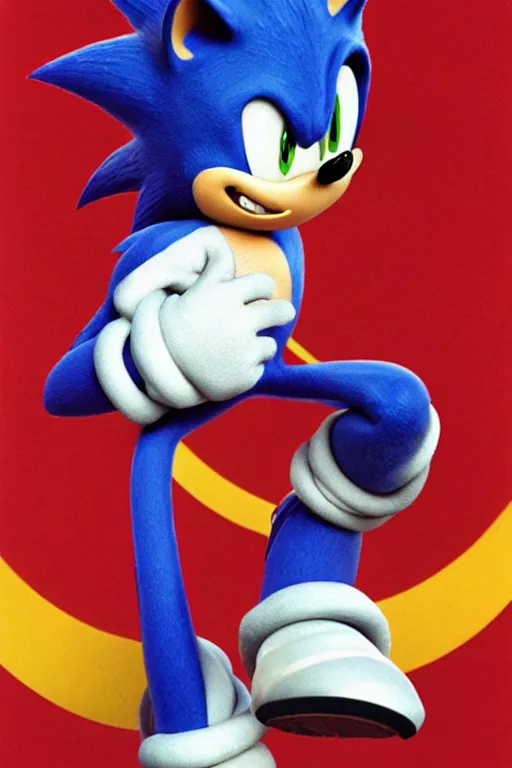 Image similar to Sonic the Hedgehog, 35mm, f2.8, age, award-winning, candid portrait photo by annie leibovitz