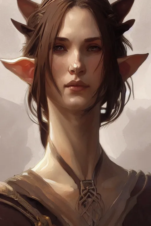 portrait of a beautiful fit elf ranger, with fluent | Stable Diffusion ...
