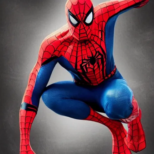 Image similar to spider - man in a white costum