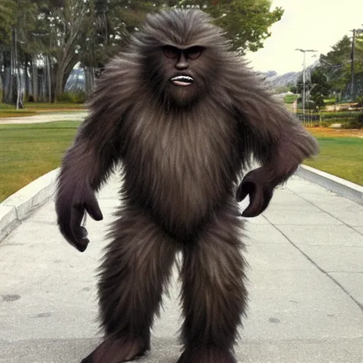 Prompt: anime sasquatch