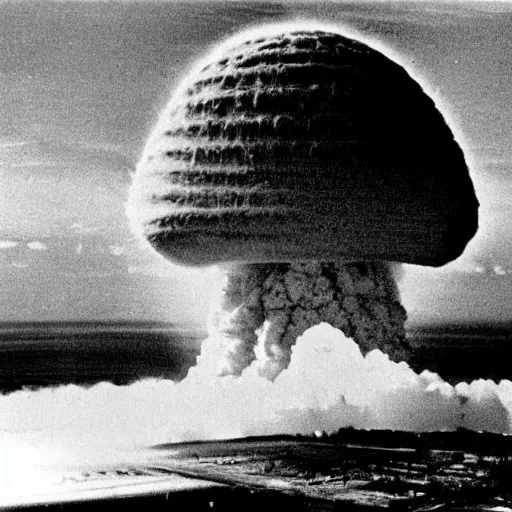 Image similar to nuclear bomb a millisecond after detonation