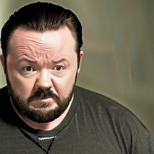 Prompt: melissa mccarthy as ricky gervais