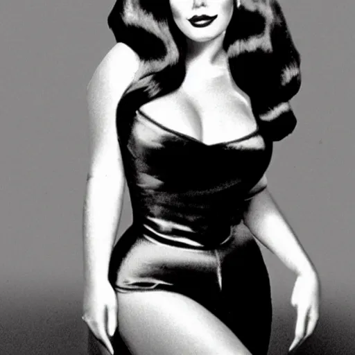 Image similar to Jessica rabbit as a real human being photo