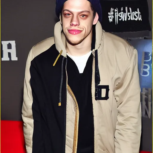 Prompt: pete davidson as kanye west