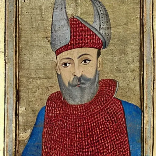 Prompt: sultan suleiman next to spider man, medieval art