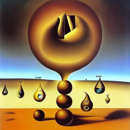 Image similar to inflation, money and supply chain hurting global population, abstract surreal oil painting by salvador dali - w 7 6 8