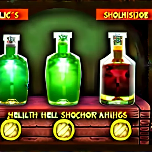 Image similar to health potions showcase