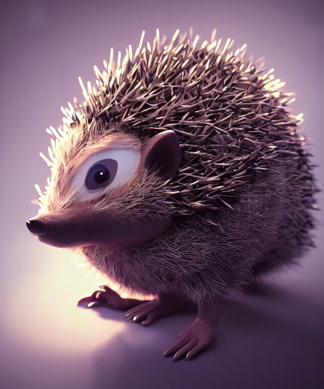 Image similar to an anthropomorphic hedgehog, fantasy, elegant, crisp 8 k line art, digital painting, artstation, unreal engine, octane render, concept art, matte, sharp focus, hyper realistic lighting, illustration, art by dave kendall