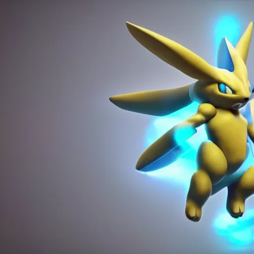 Image similar to legendary pokemon , 3d render , octane , 8k