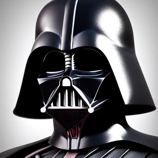 Image similar to darth vader, portrait, realistic, high definition, very detailed, extremely high detail, photo realistic, symmetrical, unreal engine 5