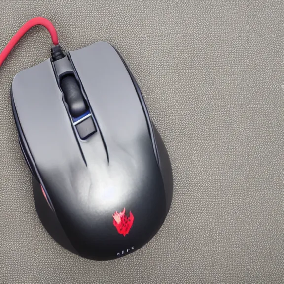 Image similar to photo of a gaming mouse made from a real mouse