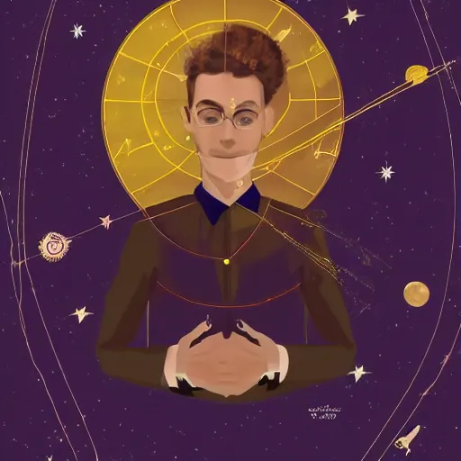 Image similar to astrological corporate portrait